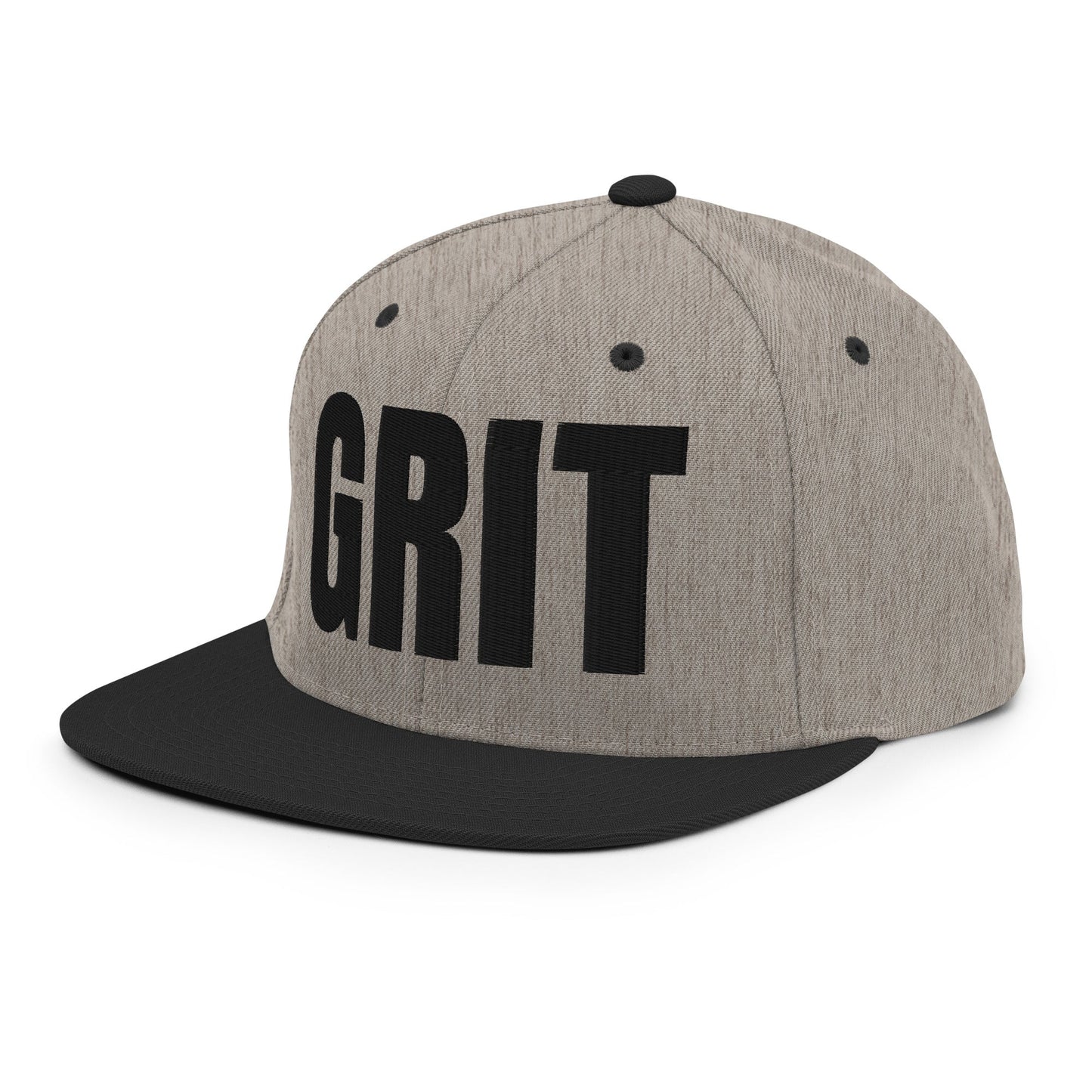 Snapback Hat | Pure Grit Softball | Black Logo