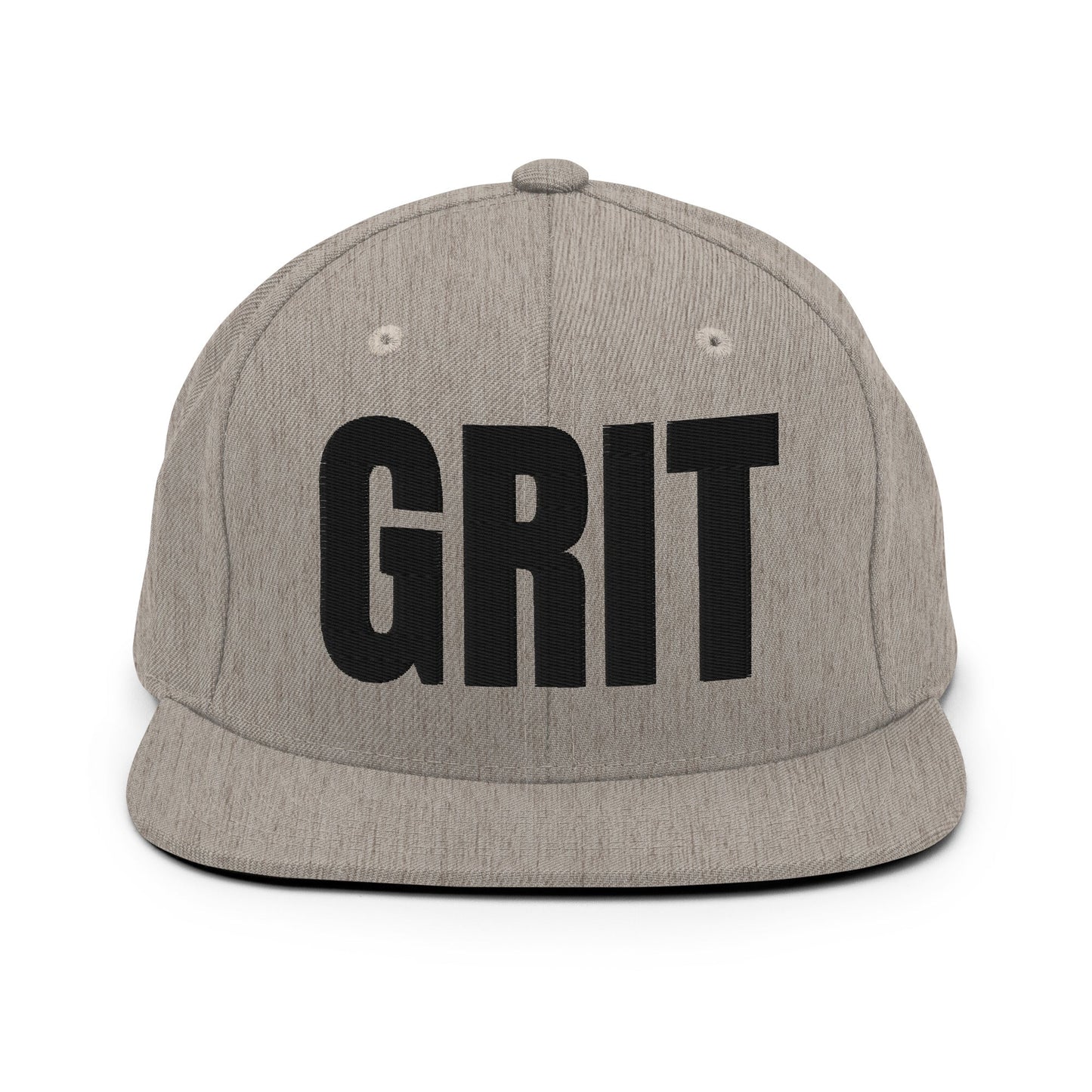Snapback Hat | Pure Grit Softball | Black Logo
