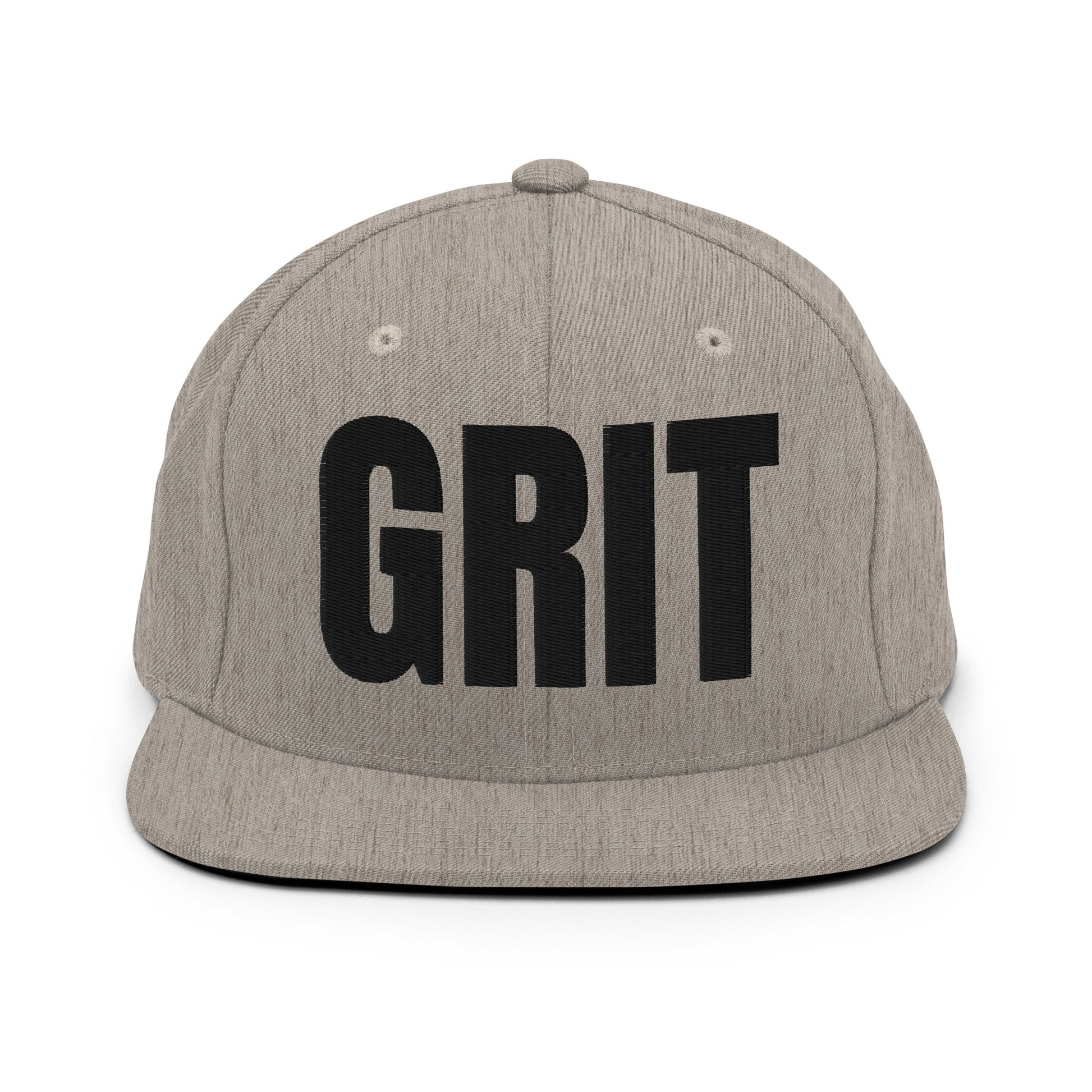 Snapback Hat | Pure Grit Softball | Black Logo