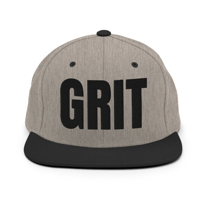 Snapback Hat | Pure Grit Softball | Black Logo