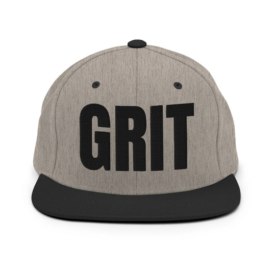 Snapback Hat | Pure Grit Softball | Black Logo