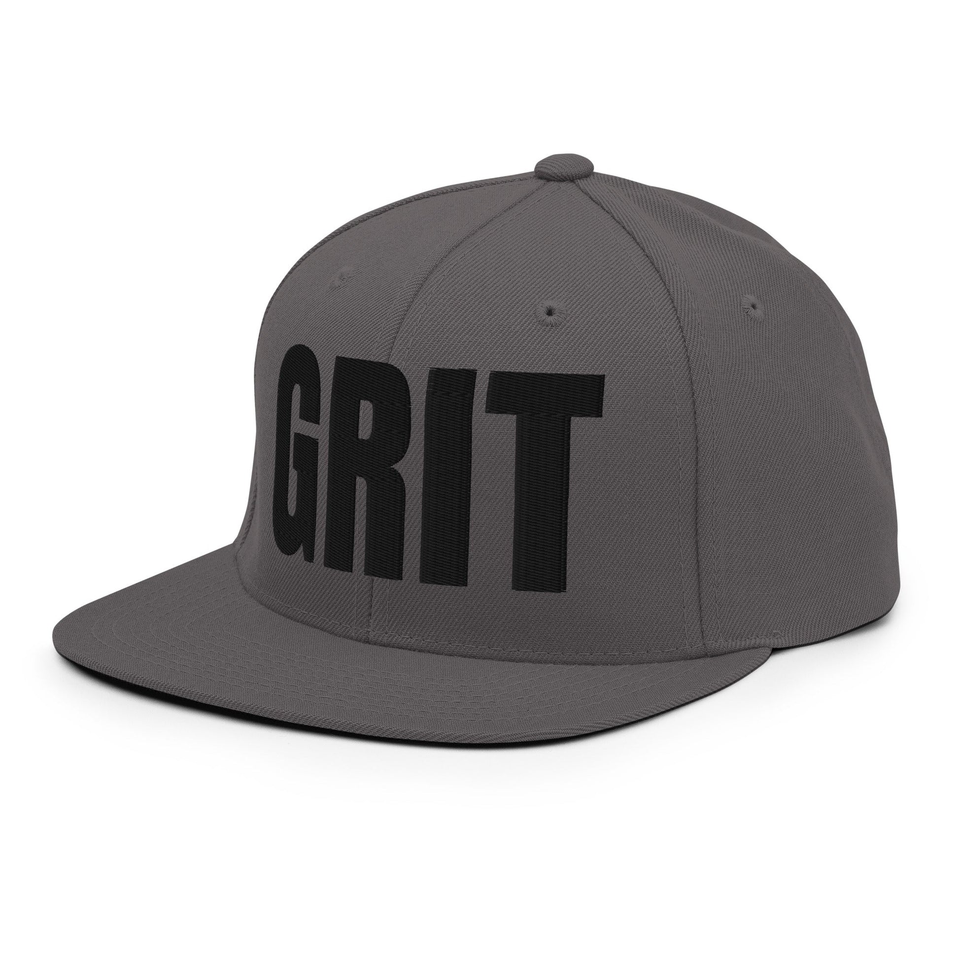 Snapback Hat | Pure Grit Softball | Black Logo