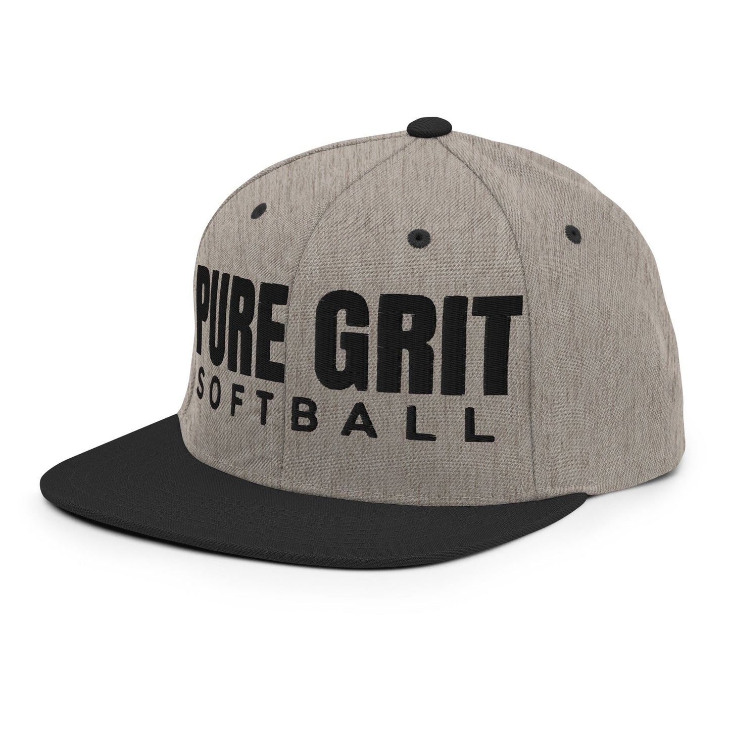 Snapback Hat | Pure Grit Softball | Main Logo