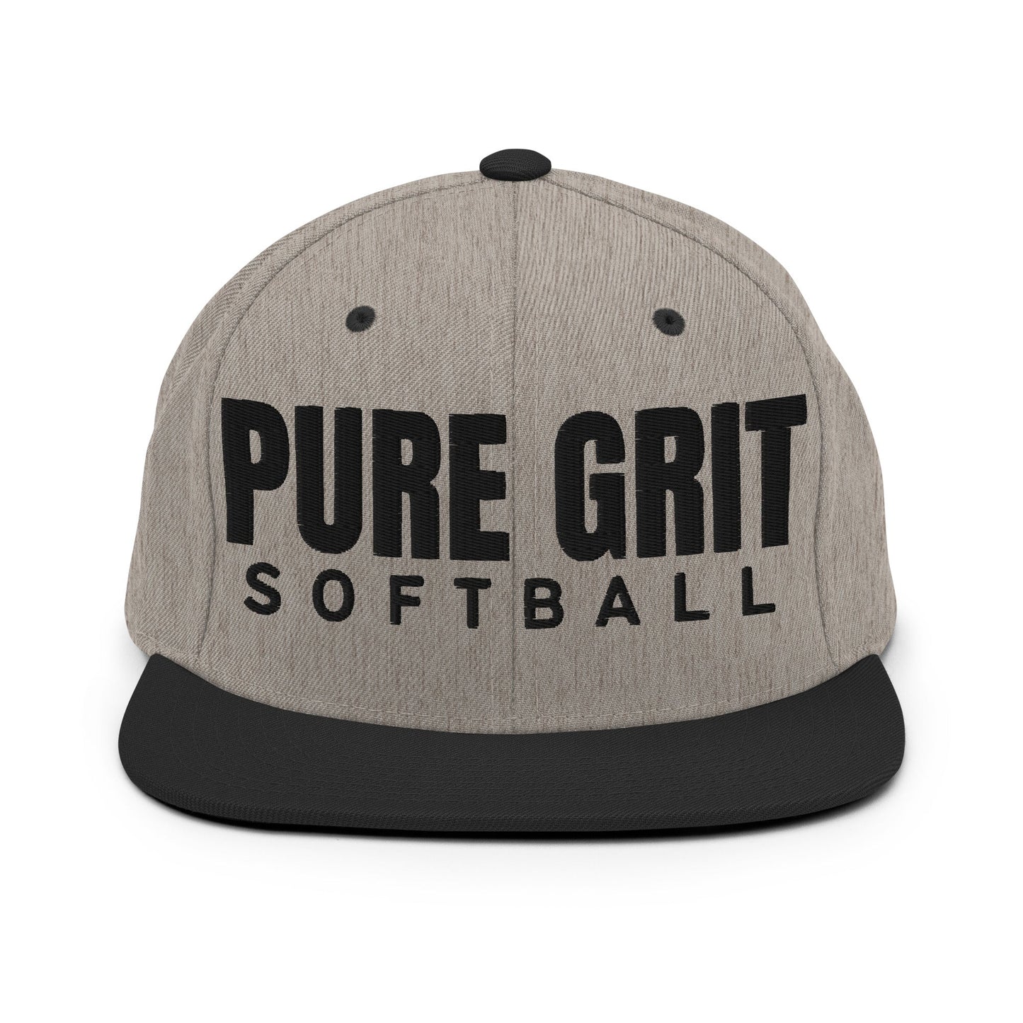 Snapback Hat | Pure Grit Softball | Main Logo