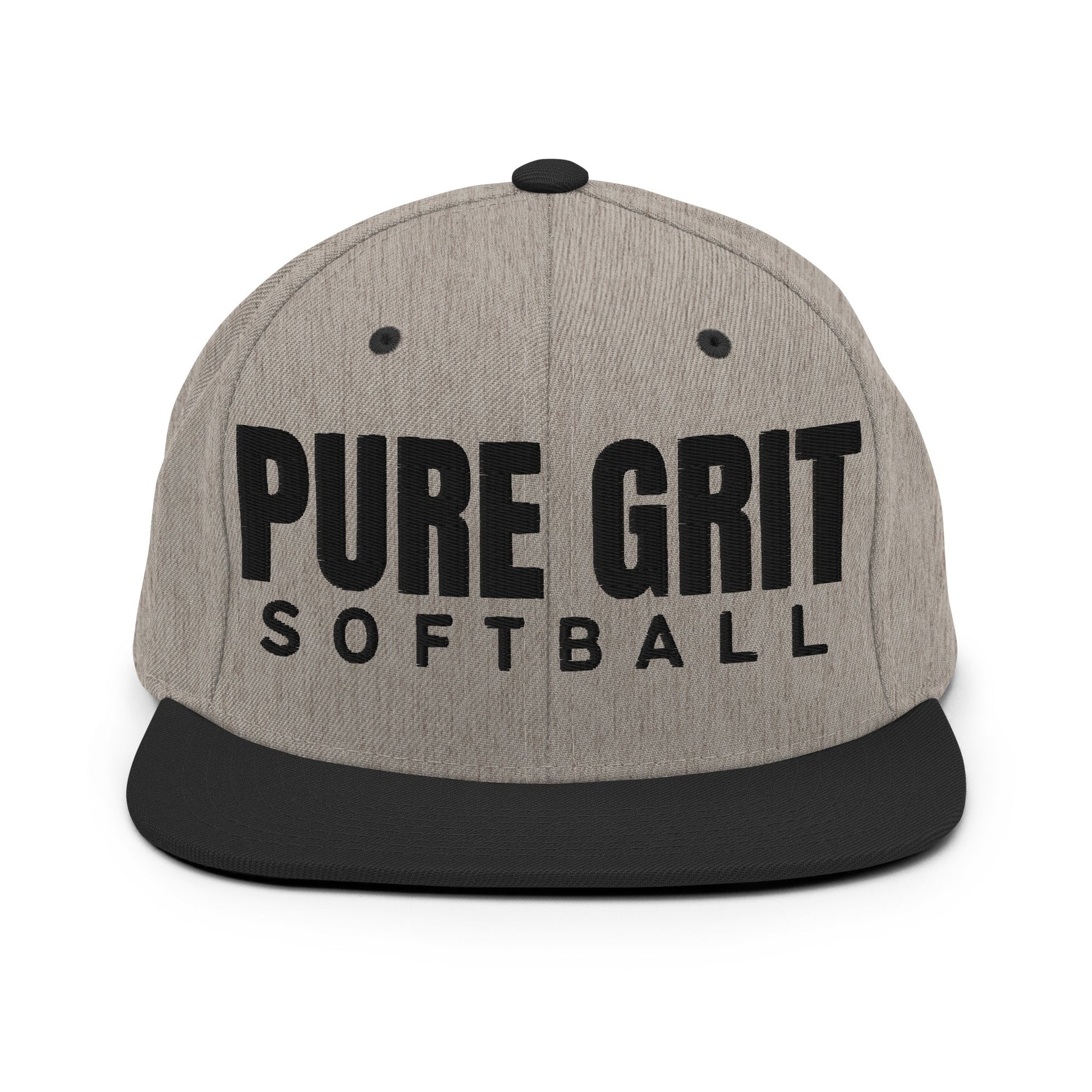 Snapback Hat | Pure Grit Softball | Main Logo