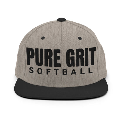Snapback Hat | Pure Grit Softball | Main Logo
