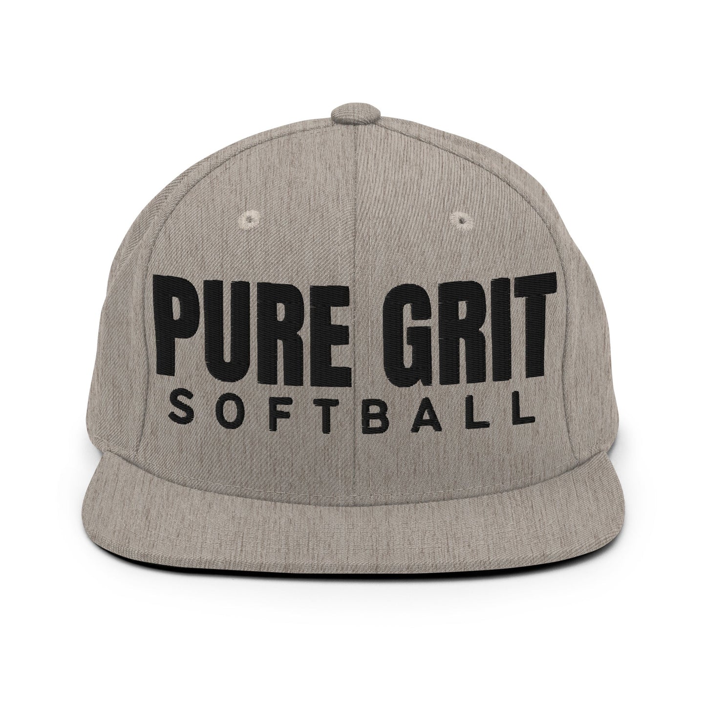 Snapback Hat | Pure Grit Softball | Main Logo