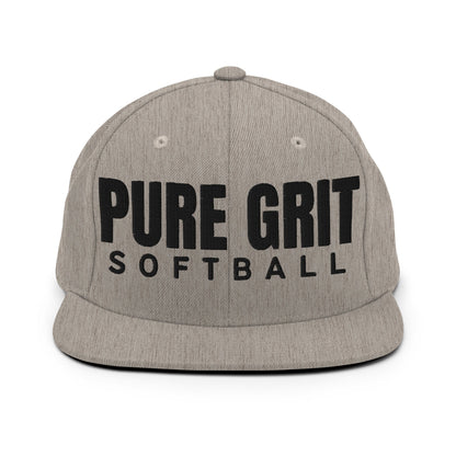 Snapback Hat | Pure Grit Softball | Main Logo
