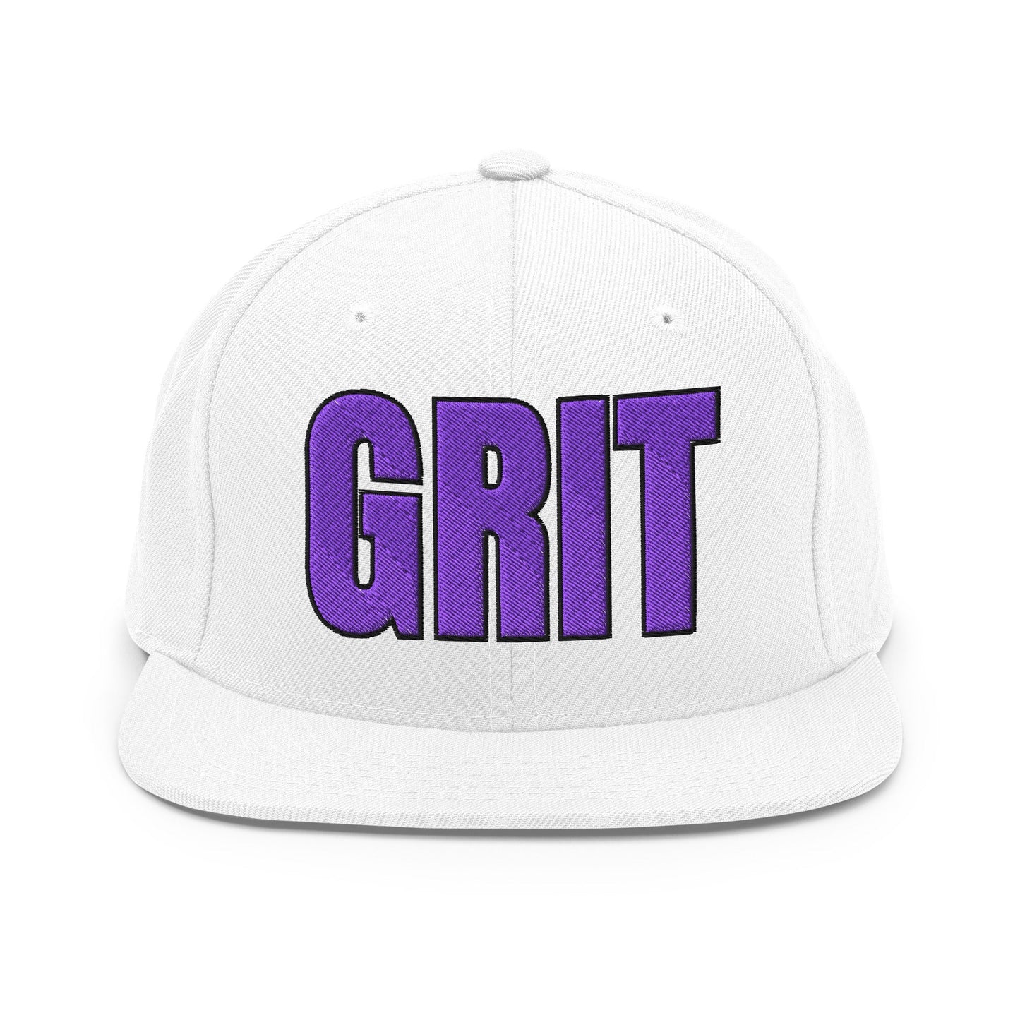 Snapback Hat | Pure Grit Softball | Purple Logo
