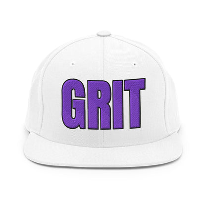Snapback Hat | Pure Grit Softball | Purple Logo
