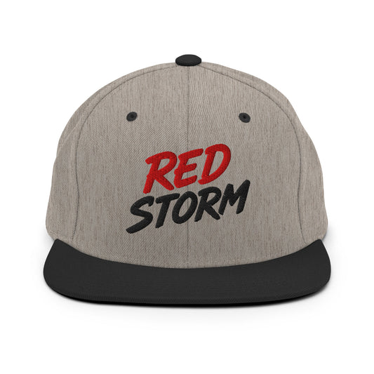 Snapback Hat | Red Storm | Crest Logo