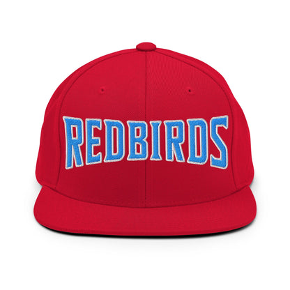 Snapback Hat | Redbirds | Script Logo