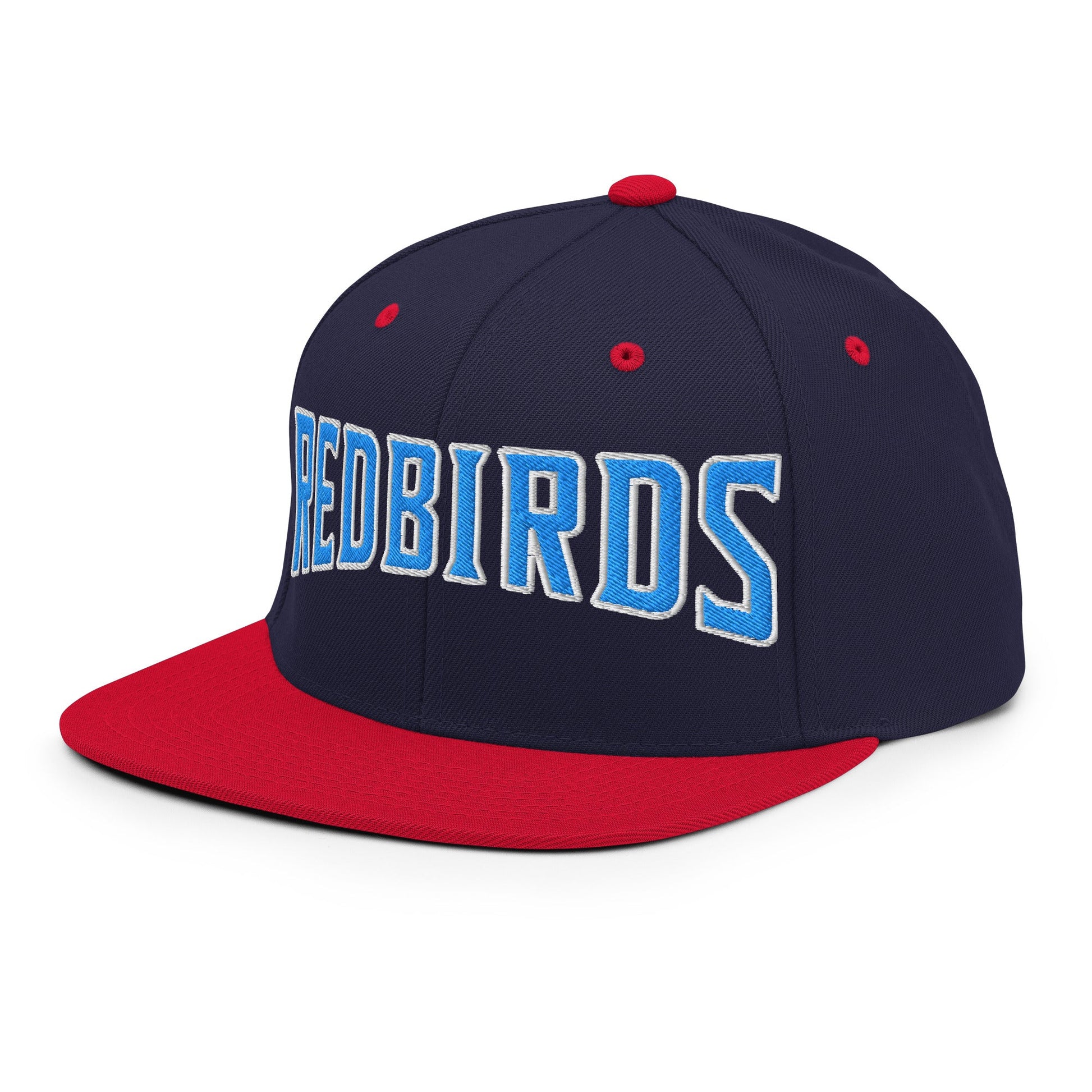 Snapback Hat | Redbirds | Script Logo