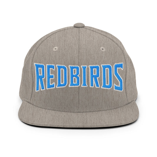 Snapback Hat | Redbirds | Script Logo