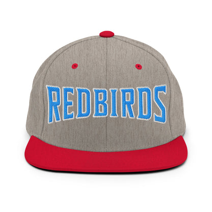 Snapback Hat | Redbirds | Script Logo