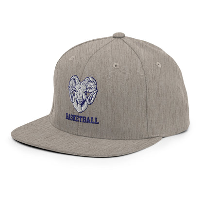 Snapback Hat | Rensselaer Rams | Basketball Logo