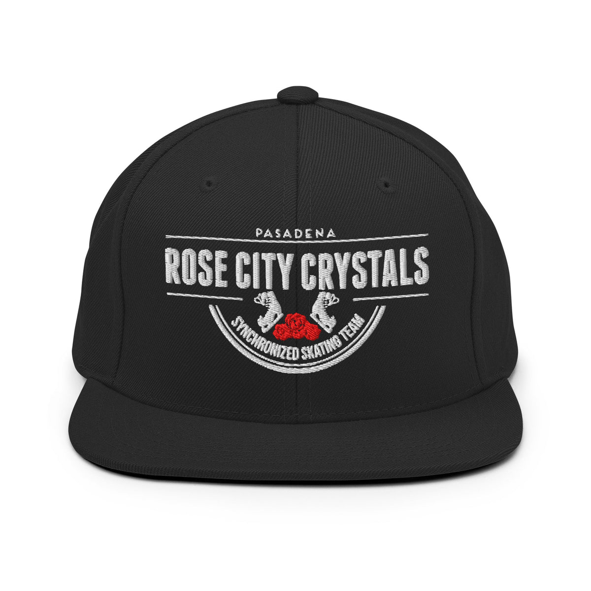 Snapback Hat | Rose City Crystals | Script Logo