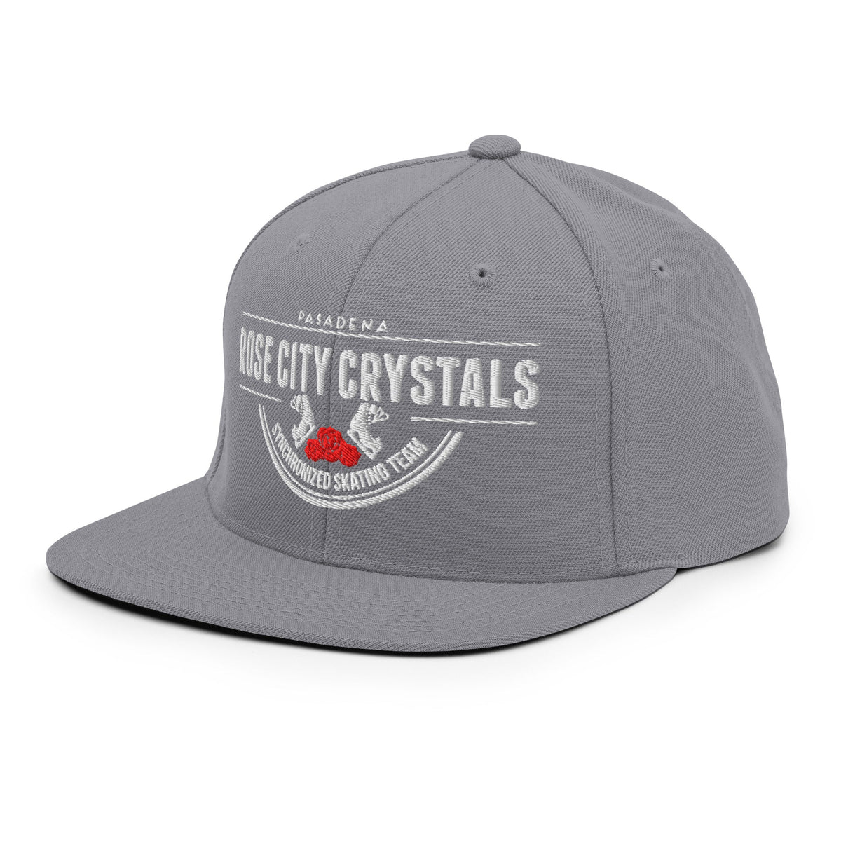 Snapback Hat | Rose City Crystals | Script Logo