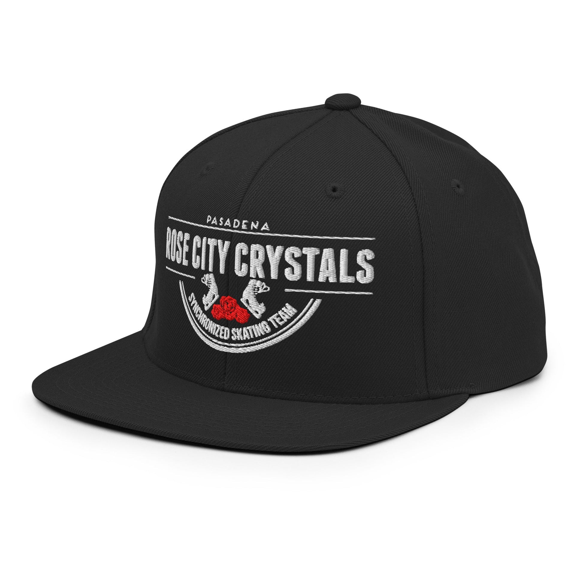 Snapback Hat | Rose City Crystals | Script Logo