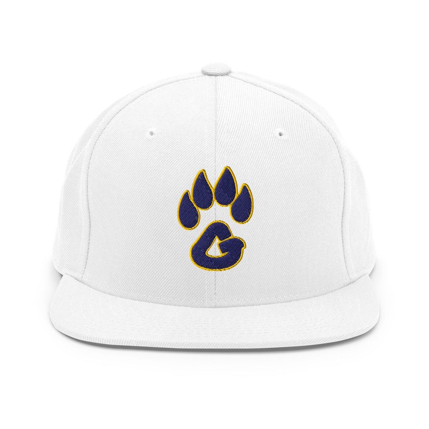 Snapback Hat | Rutherford County Grizzlies Football | Paw Print Logo