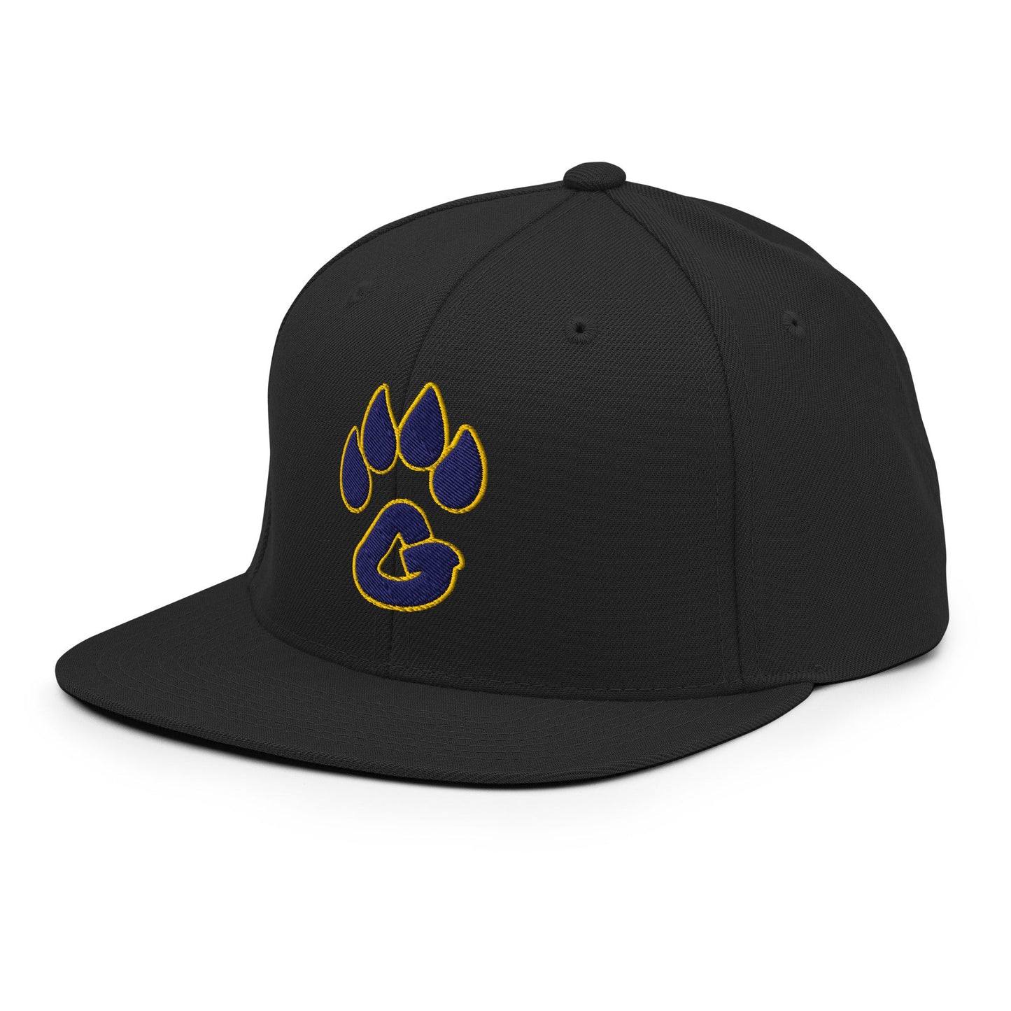Snapback Hat | Rutherford County Grizzlies Football | Paw Print Logo
