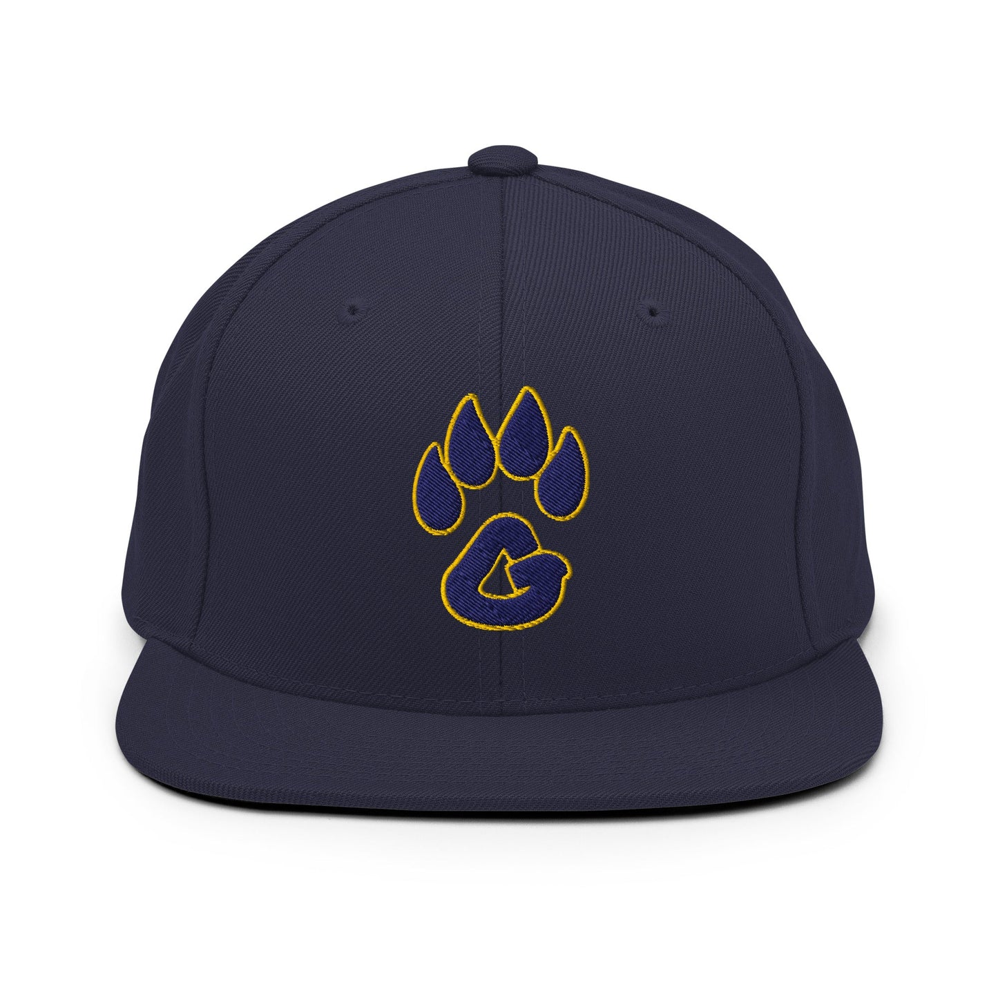 Snapback Hat | Rutherford County Grizzlies Football | Paw Print Logo