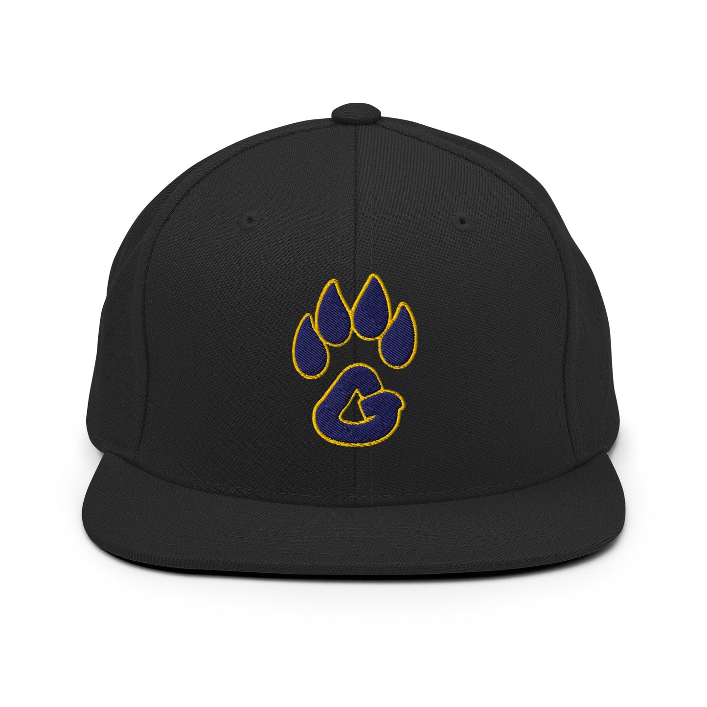 Snapback Hat | Rutherford County Grizzlies Football | Paw Print Logo