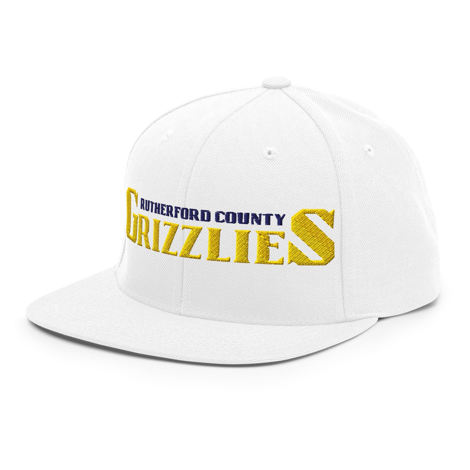 Snapback Hat | Rutherford County Grizzlies Football | Script Logo