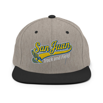 Snapback Hat | San Juan Track and Field | Script Logo
