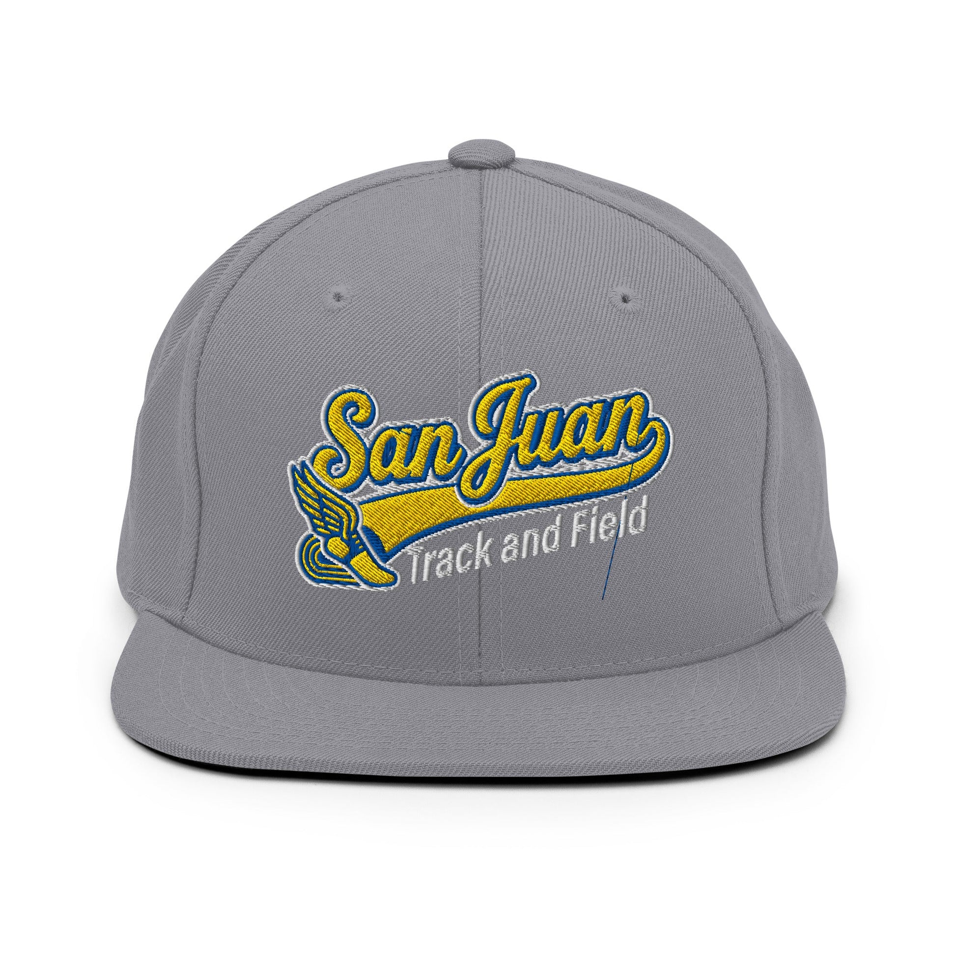 Snapback Hat | San Juan Track and Field | Script Logo