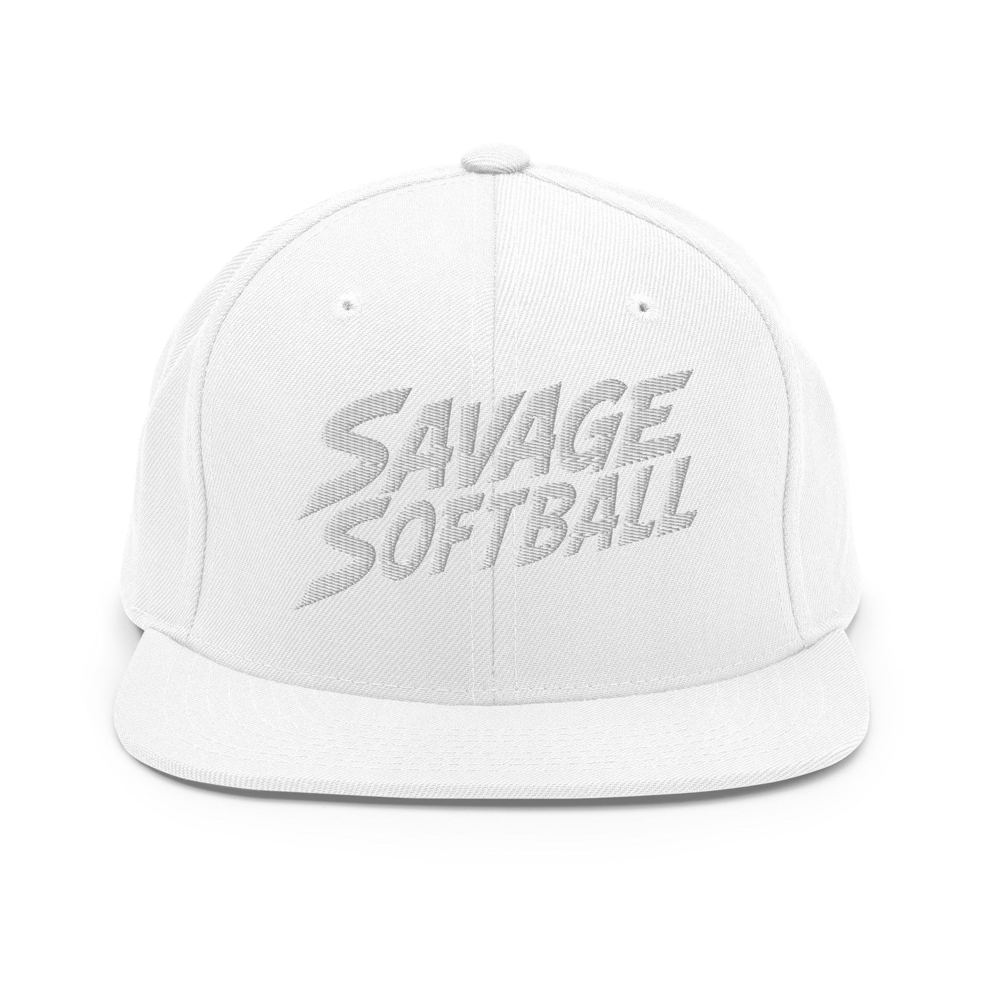 Snapback Hat | Savage Softball | Mascot Logo