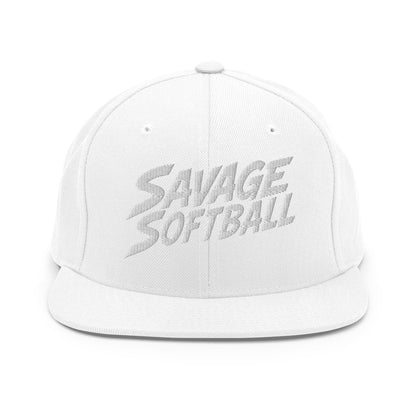 Snapback Hat | Savage Softball | Mascot Logo