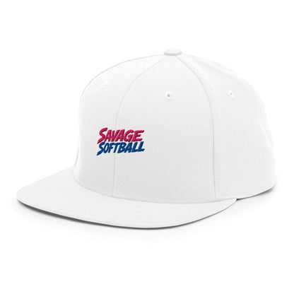 Snapback Hat | Savage Softball | Mascot Logo