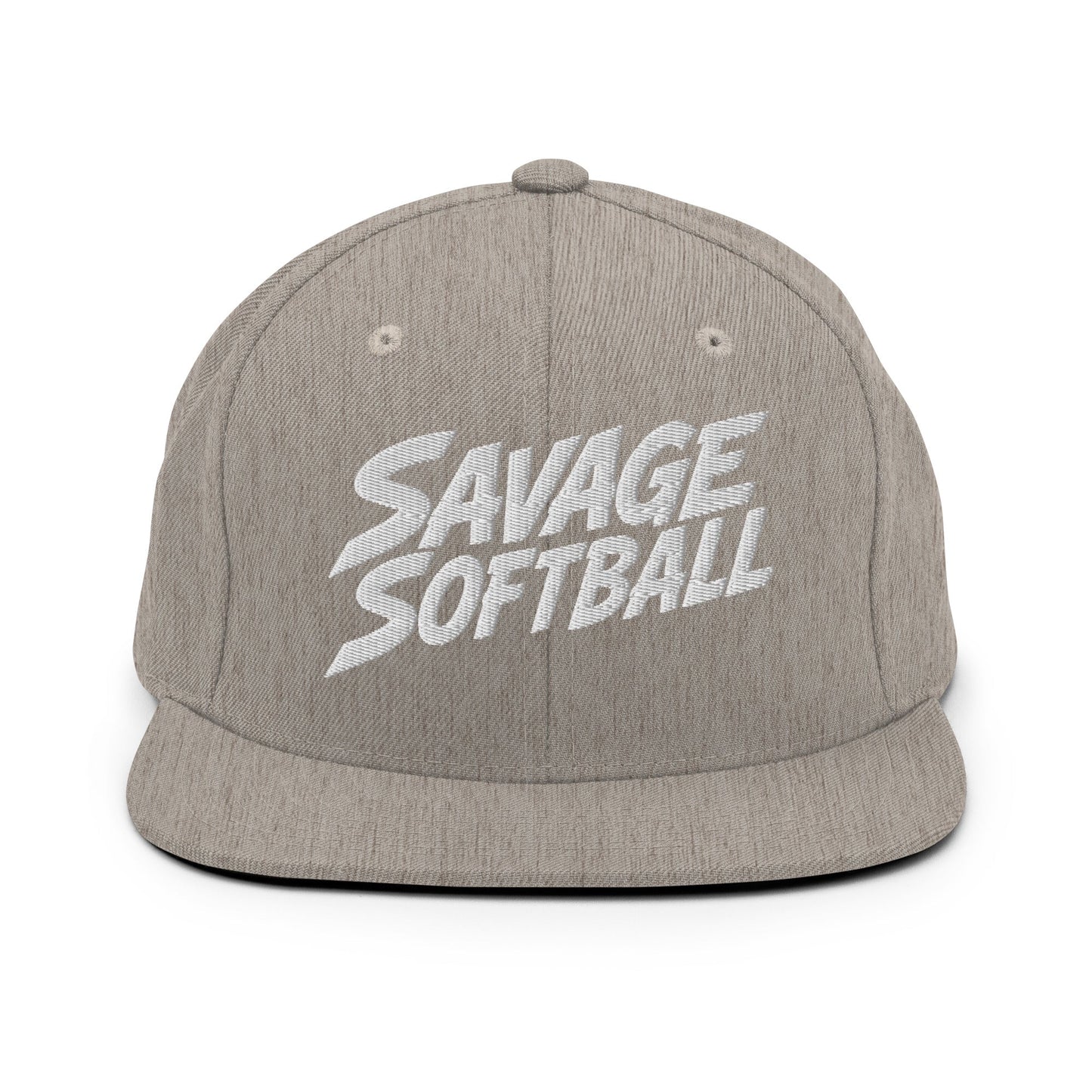 Snapback Hat | Savage Softball | Mascot Logo