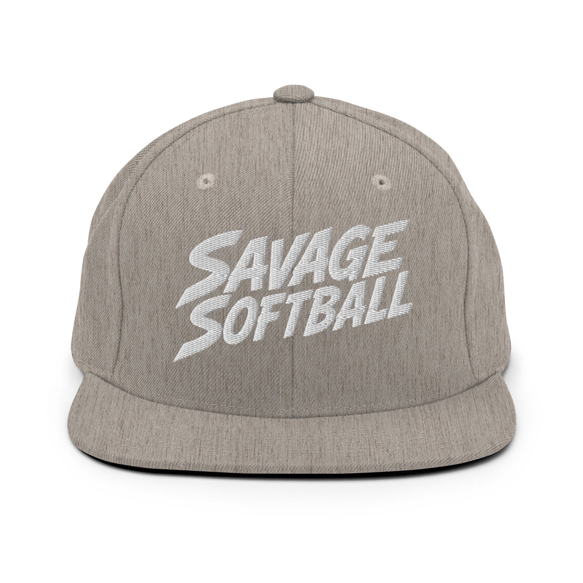 Snapback Hat | Savage Softball | Mascot Logo
