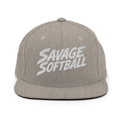 Snapback Hat | Savage Softball | Mascot Logo