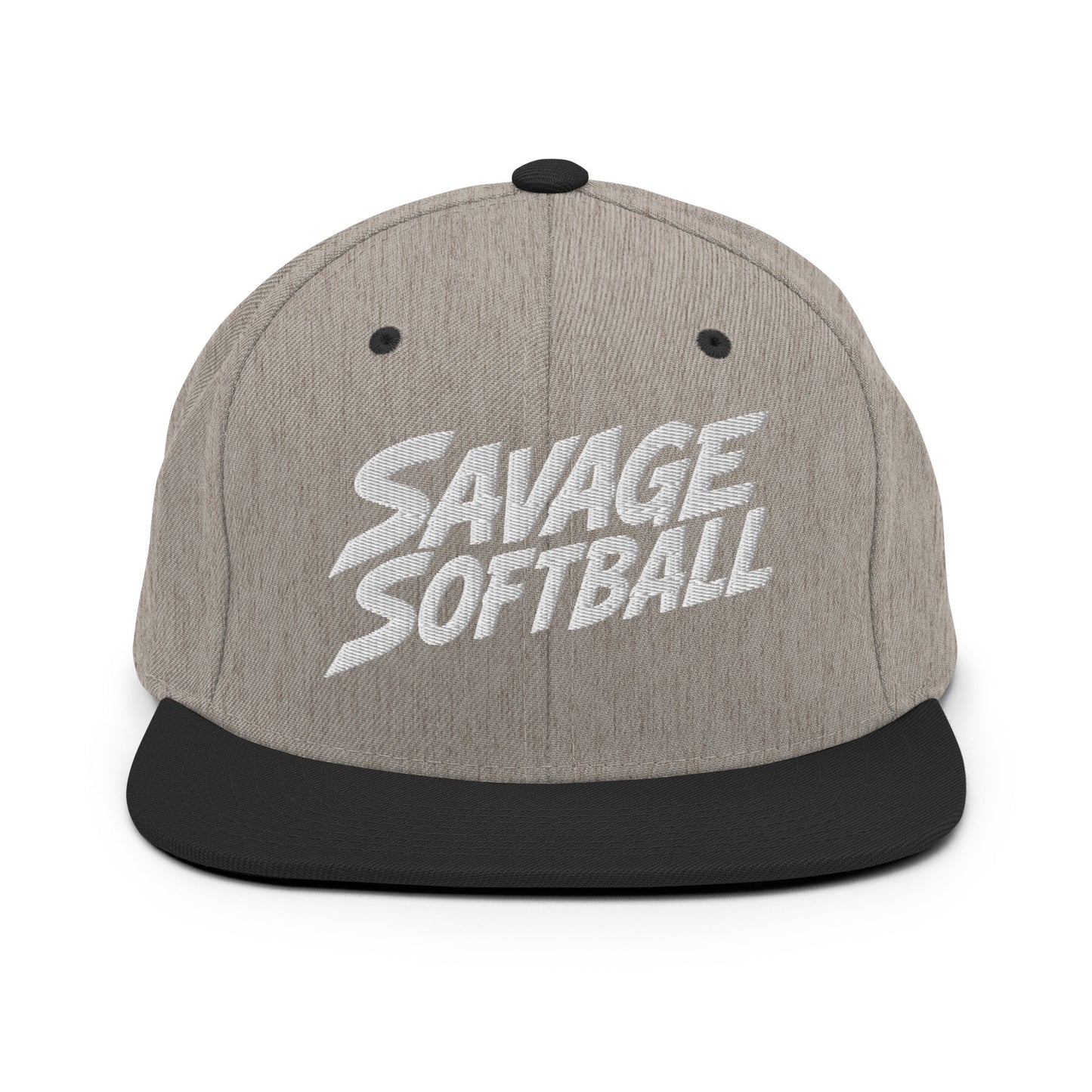 Snapback Hat | Savage Softball | Mascot Logo