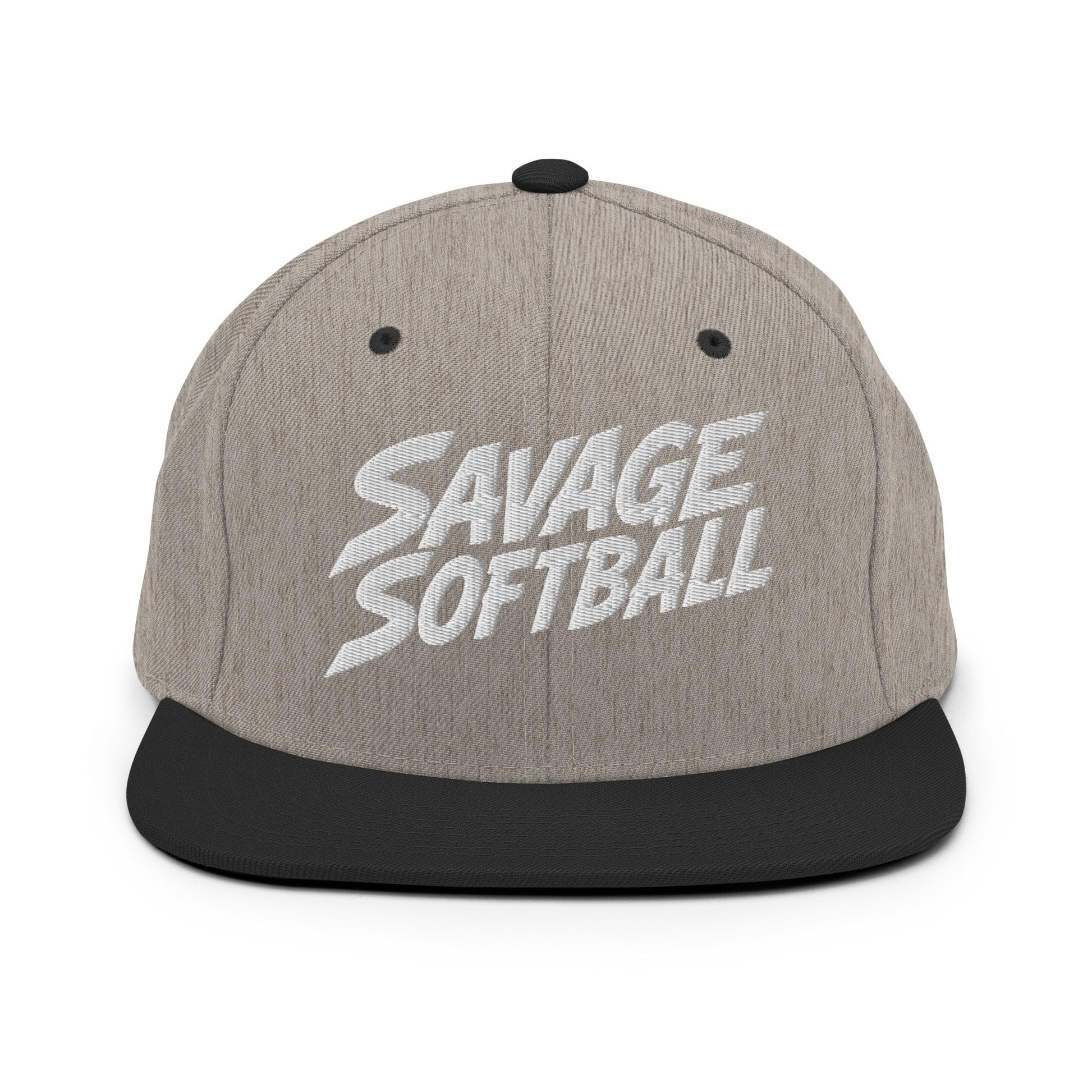 Snapback Hat | Savage Softball | Mascot Logo