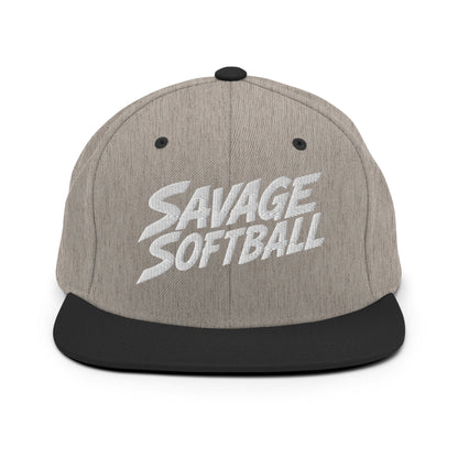 Snapback Hat | Savage Softball | Mascot Logo