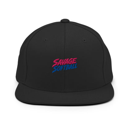 Snapback Hat | Savage Softball | Mascot Logo