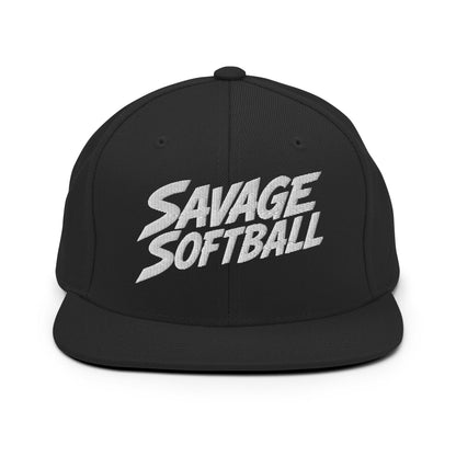 Snapback Hat | Savage Softball | Mascot Logo