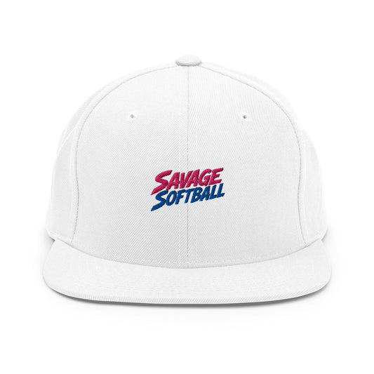 Snapback Hat | Savage Softball | Mascot Logo