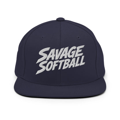 Snapback Hat | Savage Softball | Mascot Logo