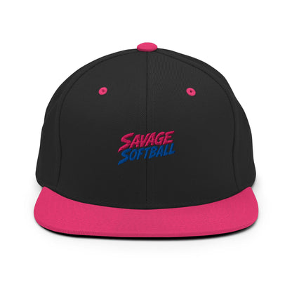Snapback Hat | Savage Softball | Mascot Logo