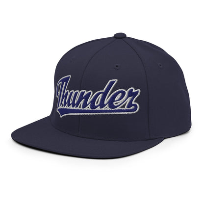 Snapback Hat | SCAA Thunder | Script Logo