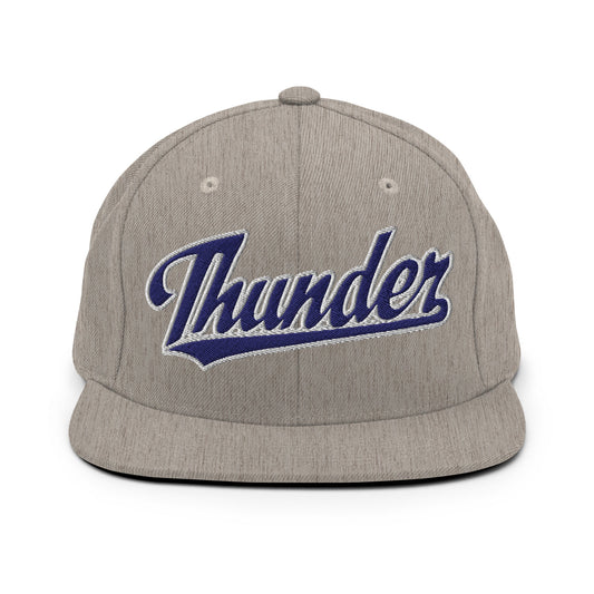 Snapback Hat | SCAA Thunder | Script Logo