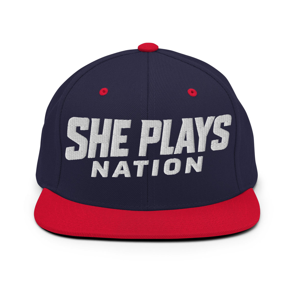 Snapback Hat | She Plays Nation | Script Logo