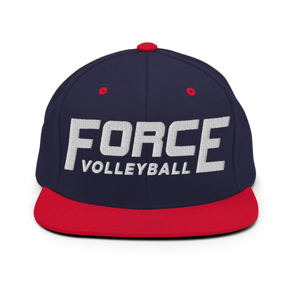 Snapback Hat | Shreveport Force Volleyball | Script Logo