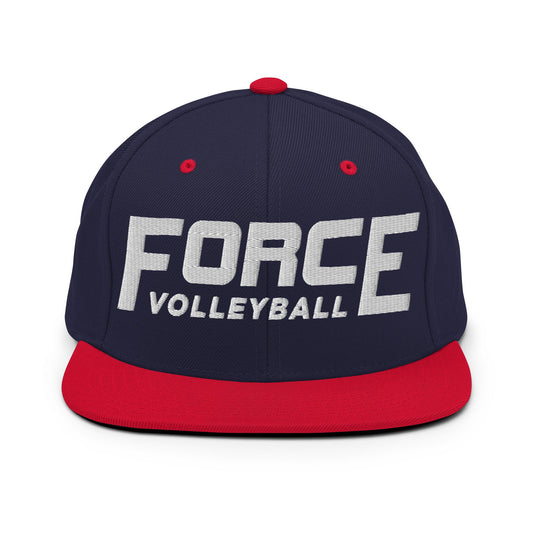 Snapback Hat | Shreveport Force Volleyball | Script Logo