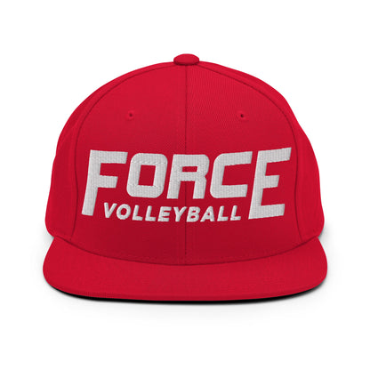 Snapback Hat | Shreveport Force Volleyball | Script Logo